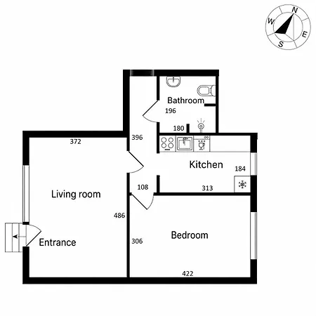 59m2 I Gadeplan Med Parkering Lige Udenfor Århus